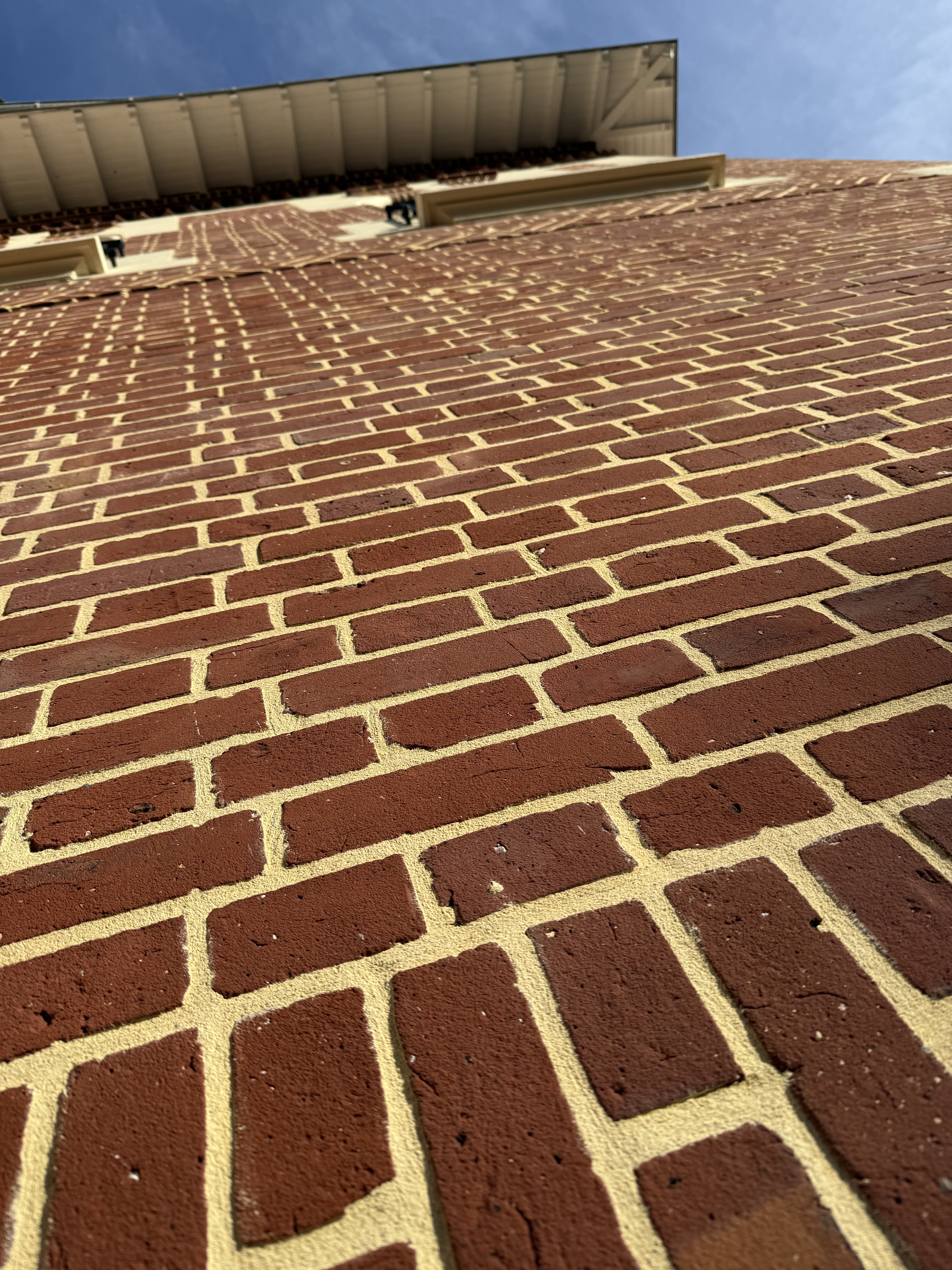 Rejointoiement de façade en brique rouge Sanvic proche Le Havre 76